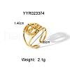 Stainless Steel Cuff Rings for Women CD9702-11-1