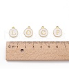 Initial Letter A~Z Alphabet Enamel Charms ENAM-X0018-07-3