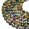 Natural Tiger Eye Dyed Beads Strands G-C116-A95-01-3