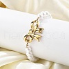 Ion Plating(IP) 304 Stainless Steel Link Bracelets for Women BJEW-P345-09G-2