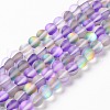 Synthetic Moonstone Beads Strands G-E573-01B-21-1