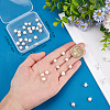 Beebeecraft 40Pcs 2 Styles Natural Cultured Freshwater Pearl Connector Charms FIND-BBC0003-10-3