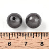 Spray Painted Acrylic Beads MACR-Q154-10mm-N05-3