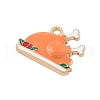 Thanksgiving Day Alloy Enamel Pendants FIND-Z064-03G-2