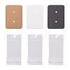 300Pcs 3 Colos Jewelry Earring Display Kraft Paper Price Tags DIY-LS0003-92-1