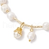 Natural Cultured Freshwater Pearl Beaded Charm Bracelets for Women BJEW-JB11954-3