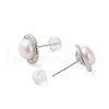 925 Sterling Silver Studs Earring EJEW-H002-12P-2