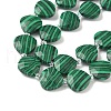 Synthetic Malachite Beads Strands G-D316-A11-3