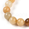 Natural Topaz Jade Beads Stretch Bracelets BJEW-T022-04M-3