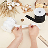 Fingerinspire 20 Yards 2 Colors Flat Nylon Elastic Cords OCOR-FG0002-40-3