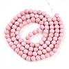 Baking Painted Glass Beads Strands DGLA-N012-8mm-01-2