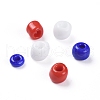 300G 6500pcs 3 Colors Independence Day Glass Seed Beads SEED-LS0001-01-3