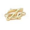 Brass Faith Fe Connector Charms KK-Q068-19G-3