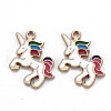 Alloy Enamel Pendants ENAM-N055-024C-NR-2