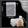SOFPLATE 100pcs Large Organza Pouches Portable Shoes Bag Travel Storage Drawstring Bags OP-SP0001-03D-01-2