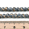Baking Painted Glass Beads Strands DGLA-N010-4mm-09-4