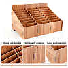24-Grid Wooden Cell Phone Storage Box CON-WH0094-05A-4