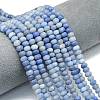Natural Blue Aventurine Beads Strands G-P575-A02-6x4mm-03-1