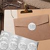 Custom Round Silver Foil Embossed Picture Stickers DIY-WH0503-012-6
