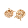 Hollow Out Brass Chandelier Component Links KK-G532-06G-2