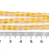 Electroplate Glass Beads Strands EGLA-D031-01Q-4