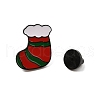 Christmas Theme Zinc Alloy Enamel Pin Brooch for Backpack Clothes JEWE-R003-01EB-08-3