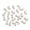 Tarnish Resistant 304 Stainless Steel Letter Charms STAS-O072-J-2