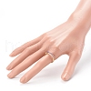 Adjustable Glass Seed Beads Finger Rings RJEW-JR00350-5