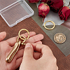   Brass D-Ring Anchor Shackle Clasps KK-PH0001-98-3
