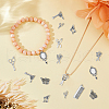 DICOSMETIC 100Pcs 10 Style  Tibetan Style Alloy Pendants TIBEP-DC0001-21-4
