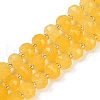 Natural Yellow Agate(Dyed & Heated) Beads Strands G-H057-A14-03-2