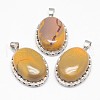 Natural Mookaite Pendants X-G-D851-35-1