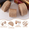 Yilisi 3 Rolls 3 Styles Burlap Ribbon OCOR-YS0001-04-4