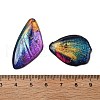 4Pcs Transparent Epoxy Resin Butterfly Wings Pendants RESI-C057-05C-3