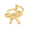 Ion Plating(IP) 304 Stainless Steel Open Cuff Rings for Women RJEW-S409-01G-04-2