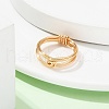 Brass Wire Wrap Finger Rings RJEW-TA00092-2