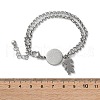 304 Stainless Steel Multi-strand Link Bracelets BJEW-A036-06P-5