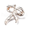 Alloy Rhinestone Brooch for Backpack Clothes JEWB-P046-05C-G-2