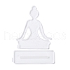 YOGA DIY Silicone Statue Molds DIY-G046-11-2