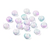 Opaque Spray Painted Glass Beads X1-GLAA-G118-01G-1