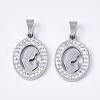 201 Stainless Steel Pendants STAS-N089-23P-A-1