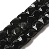 Natural Obsidian Beads Strands G-C109-A02-01-1