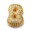 Brass with Cubic Zirconia Pendant KK-Q818-02B-G-1