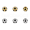 Unicraftale 6Pcs 2 Colors 304 Stainless Steel European Beads OPDL-UN0001-07-1