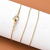 Unique Unisex 304 Stainless Steel Beading Chain Necklaces NJEW-M023-008-4