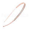 Iron with Rhinestone Hair Bands for Girl PW-WG72049-01-2