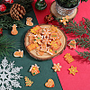 SUNNYCLUE 66pcs 11 styles Christmas Theme Resin Decoden Cabochons RESI-SC0005-59-4