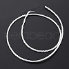 Glass Silk Stain Style Beads Strands GLAA-N047-001A-07-3