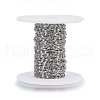 Tarnish Resistant 304 Stainless Steel Dapped Chains STAS-P213-06P-2