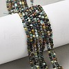 Natural HuBei Turquoise Beads Strands G-RM241221-A7-5